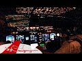 Night Landing inside Boeing 747 COCKPIT - Sao Paulo Campinas