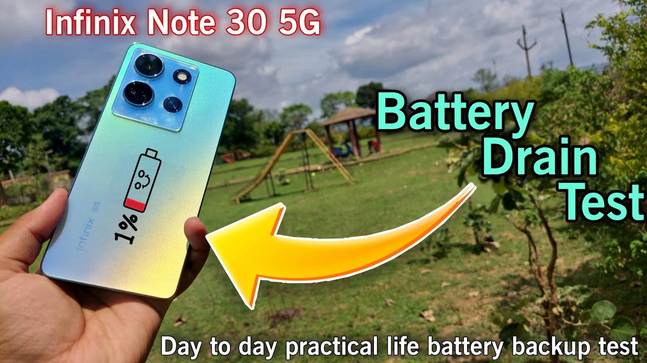 Battery Infinix Note/note 30 infinix note 30 5g battery drain test 🔋| infinix note 30 5g free fire ...
