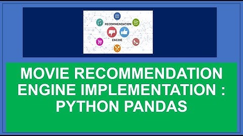 Movie Recommendation Engine Implementation | Python Pandas | Correlation | Machine Learning tutorial
