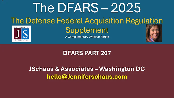 2025  DFARS Part 207, Acquisition Planning