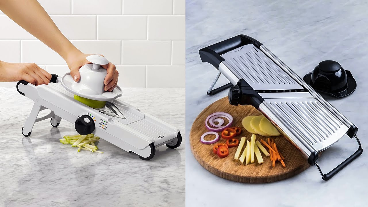 Gramercy Adjustable Mandoline Food Slicer, Mandoline Slicer for Kitchen,  Mandolin, Potato Slicer, Tomato Slicer, Carrot Slicer, Onion Slicer 