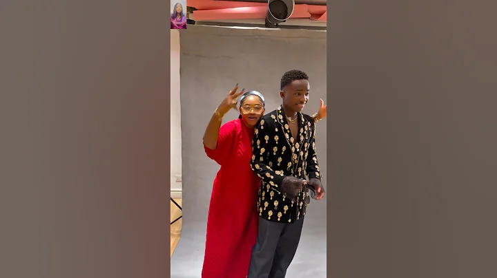 Nigerian actress, Mercy Aigbe hyping her cute son Juwon as he celebrates his birthday. So adorable