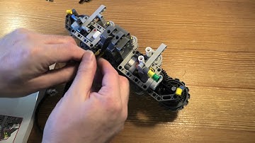 Building Lego Technic Liebherr R 9800 Excavator SET 42100 PART 2 4K