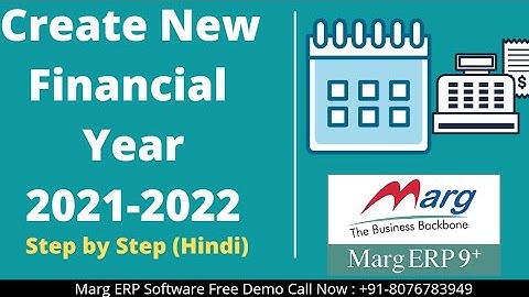 How to Create 2021-2022 Financial Year in Marg Software Step by Step (Hindi) Buy Marg Erp 8076783949