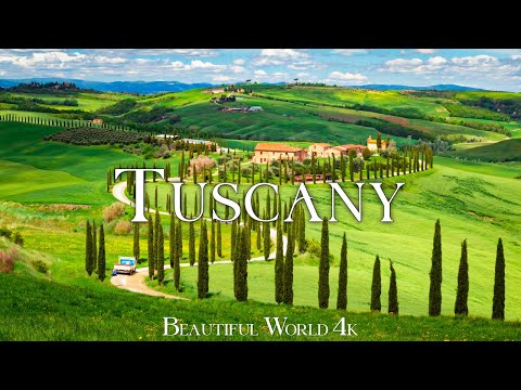 Tuscany, Italy 4K Ultra HD • Stunning Footage Tuscany, Scenic Relaxation Film with Calming Music