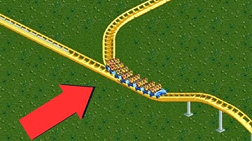 Triple Swing Launch Coaster in RollerCoaster Tycoon 2