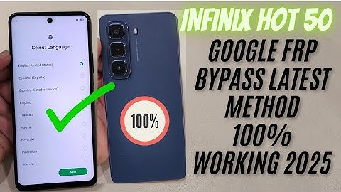 Infinix Note 50 FRP Bypass | Latest Method 2025 | 100% Working Without PC