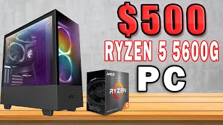 BEST Ryzen 5 5600G Gaming PC Build 2021 ! | $500 Budget Gaming pc