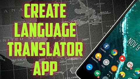 How to create language translator app in thunkable