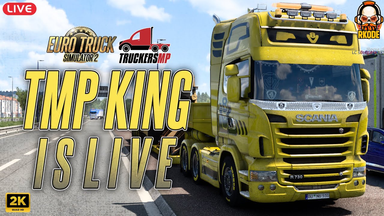 ETS2 Live | TruckersMP Live | Euro Truck Simulator 2 Live | Logitech G29 Steering | RKODE Gaming