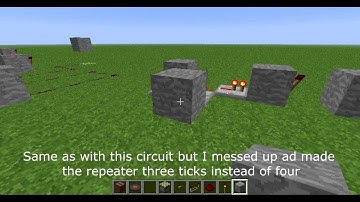 Minecraft Redstone Tutorial | Monostable Circuit