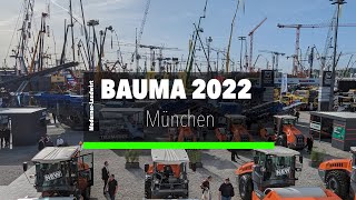 Bauma 2022 - Bergbau- & Baumaschinenmesse der Superlative in München - Rundgang