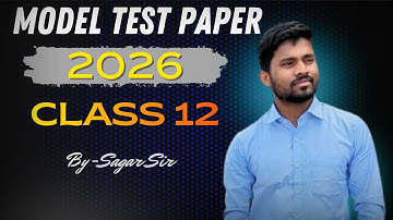# Maths Model Test Paper 2025-26 , Class -12th #
