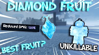 The New Diamond Fruit Is Insane... 120% Dmg Reduction Gpo