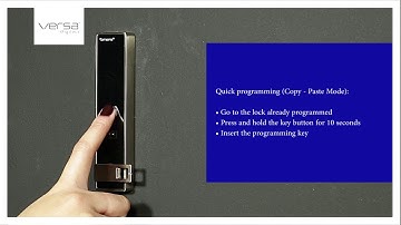 How to register the Manager Keys to multiple Digilock VERSA RFID locks