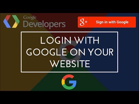 How to login with Google on your website | Google API Integration | Login with Google