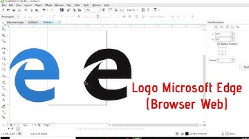 How to Make a Microsoft Edge Logo in CorelDraw X7