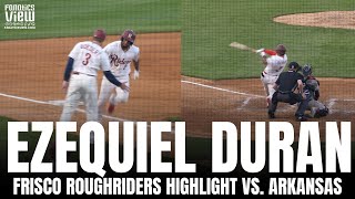 Ezequiel Duran CLOBBERS a Massive Home Run for Frisco RoughRiders | No. 81 MLB Prospect Top 100