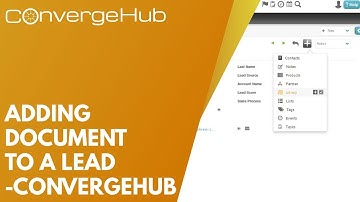 Adding Document to a Lead-ConvergeHub