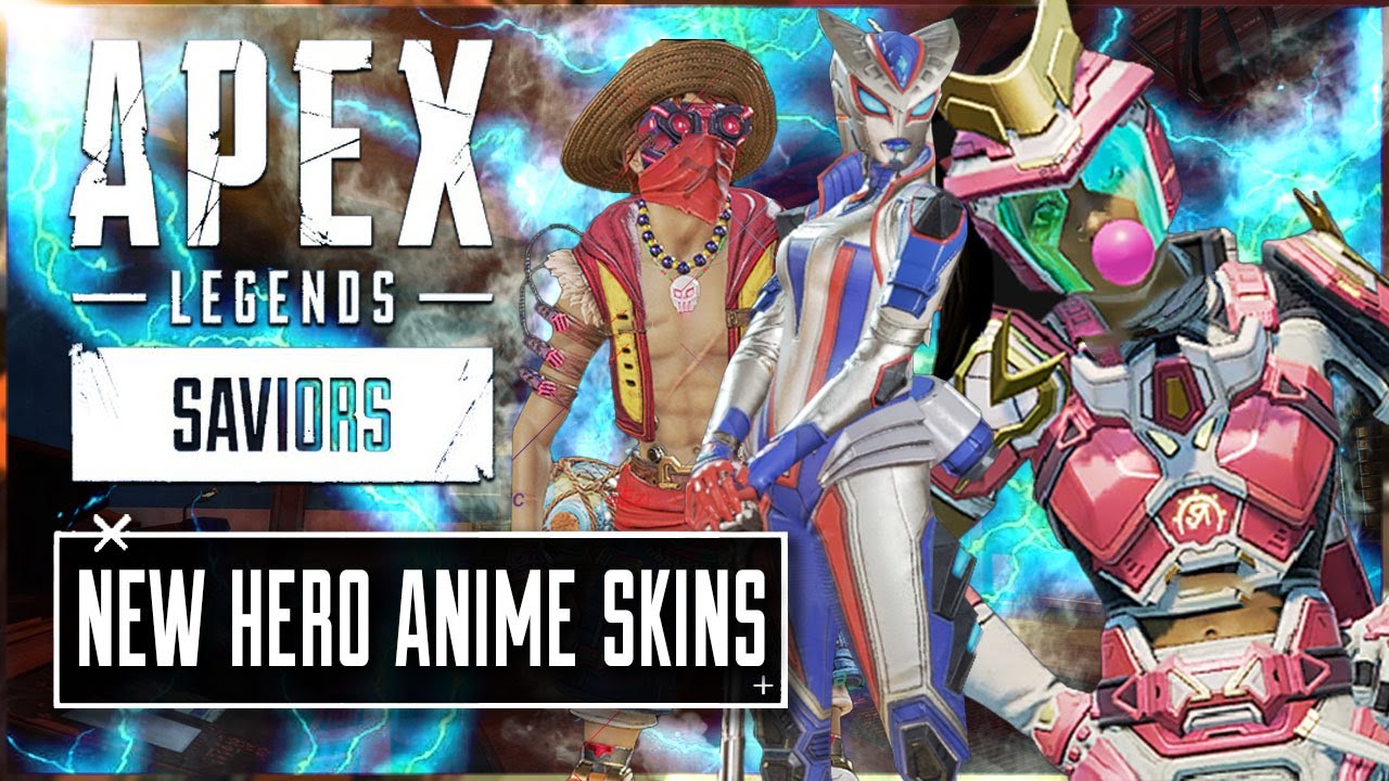 Apex Legends 'Hero Hunter' Power Ranger & Anime Event Skins geleakt