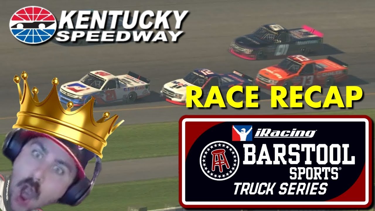 Hicks Finally Breaks Though?- BottomSplit presents: The Barstool iRacing Truck Series at Kentucky