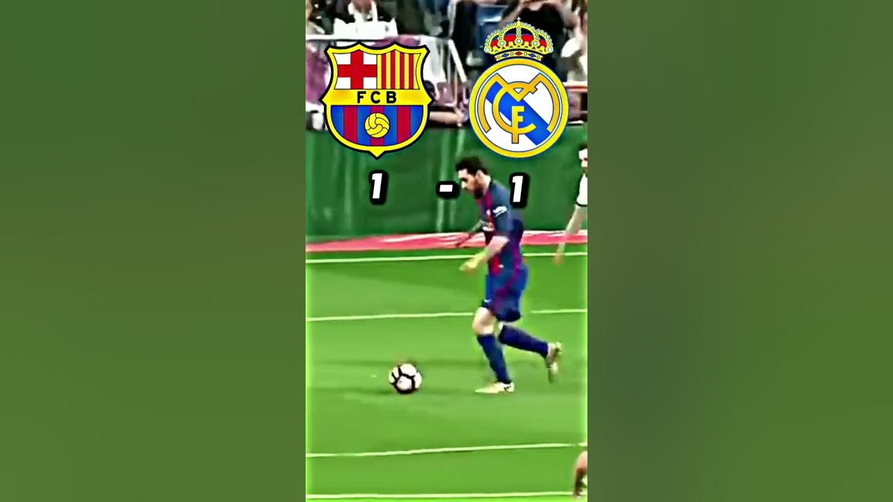 Real Madrid Vs Barcelona El Classico 🥵🥶