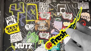 Best Graffiti Stickers in NYC! Thousands of Stickers by The Graffiti Wanderer 4,452 views 2 months ago 14 minutes, 31 seconds