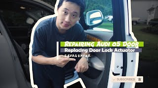 Easy DYI Repairing & Fixing Door Actuator on Audi Q5