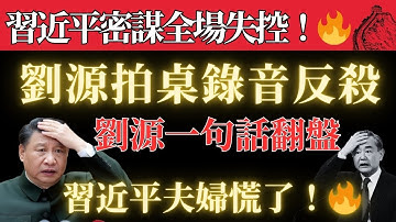 習近平密謀全場失控！🔥【中南海黑幕突爆】宴席變修羅場！劉源當場反制習近平夫婦離間計　真相究竟有多可怕？