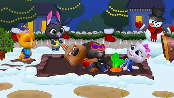 My Talking Tom Friends NEW CHRISTMAS UPDATE 🐱 Part 20 (Android, ios)