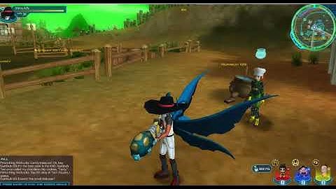 FusionFall Retro Chilling at mt blackhead + talking on mic