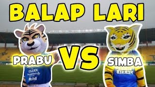 Prabu dan Simba balap lari lucu|PARODI|
