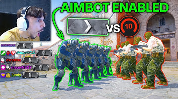 AIMBOT SILVERS vs. 5 FACEIT LEVEL 10s (5v5)