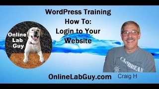 Login to your WordPress.org Site