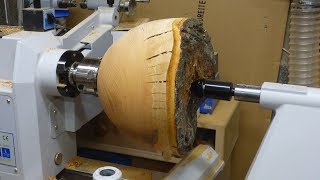 Woodturning - A Big Bowl Full of Cracks!!!