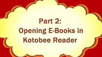 Installing and Using Kotobee Reader
