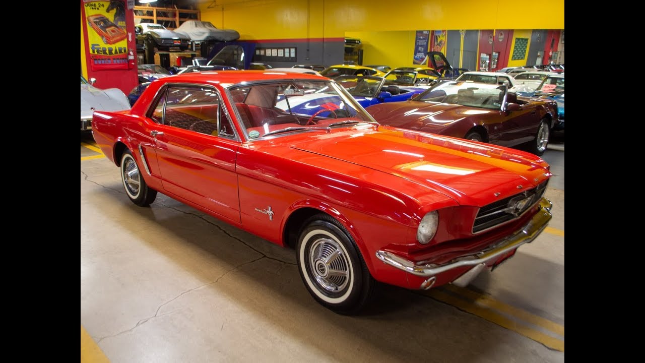 1965 Mustang Rangoon Red W Red Interior 200ci L6 3 Spd For Sale By Corvette Mike