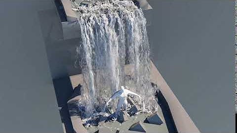 3ds Max Fluids: Waterfall