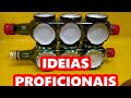 IDEA AMAZING // COMO FAZER PORTA CONDIMENTOS DE POTES DE VIDRO E ROLO DE MACARÃO.