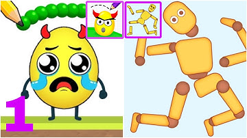 Ragdoll Games: Breaking Bones vs Smash Egg - Mobile All  Levels Gameplay Walkthrough. Part 1