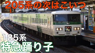 首都圏で最も古い特急列車特急踊り子185系に乗車してきた