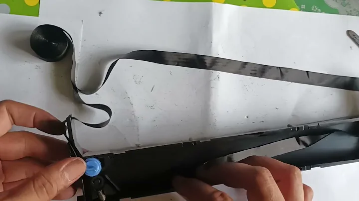 How To Refill Ribbon Epson LQ-310 - Lx-300...
