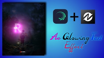 How To Edit Like AE  Text Glowing Effect 🥳 Video || With Alight motion & Node Video ||