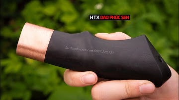 Cán dao gỗ mun cao cấp - XMDD