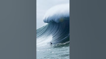 Surfing MASSIVE waves at Nazaré 🤯 #surf #bigwaves