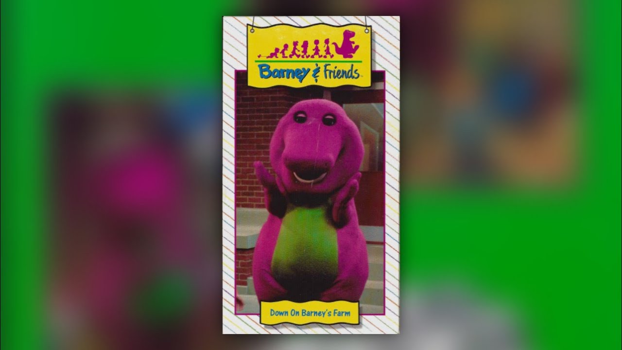Barney Friends X Down On Barney S Farm Vhs Youtube