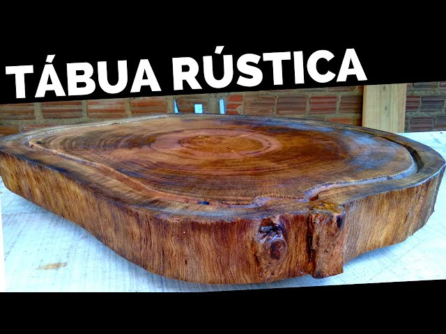 Tábua Rústica para Churrasco / Rustic Barbecue Board - YouTube