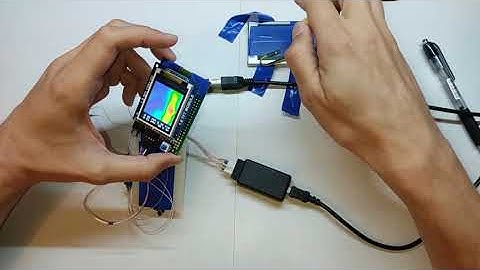 Самодельный тепловизор на amg8833 на stm32f103c8t6. Часть 2. Программа.