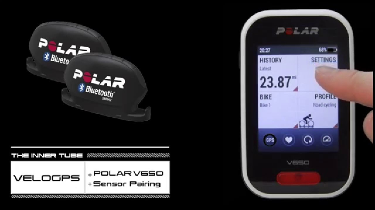voorspelling Zaailing Spin Polar V650 - Speed & Cadence Sensor Pairing - YouTube