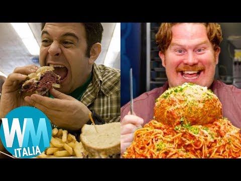 Top 10 SFIDE EPICHE di MAN vs. FOOD!